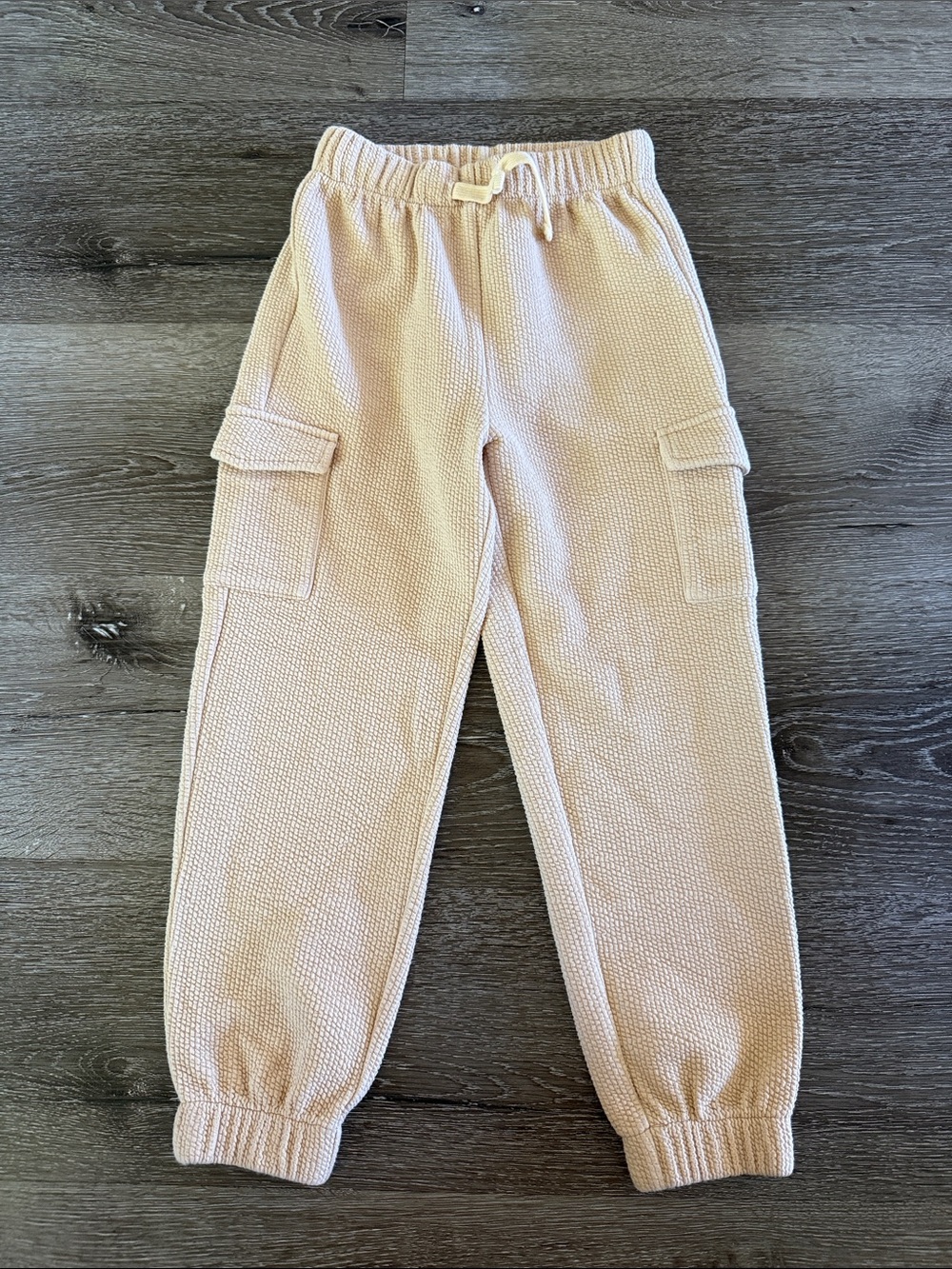 Rylee + Cru Cream Cargo Joggers 6-7Y
